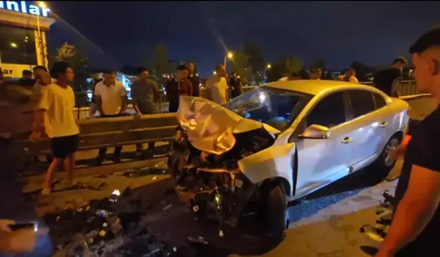 Sancaktepe’de zincirleme kaza! 8 araç birbirine girdi