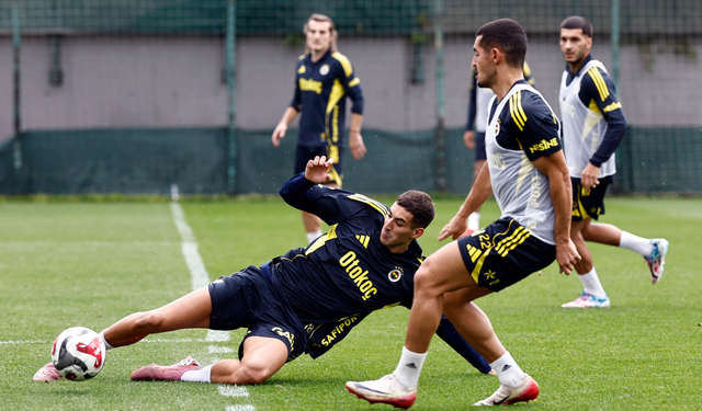 Fenerbahçe Samsunspor maçı için hazırlıklarını sürdürdü