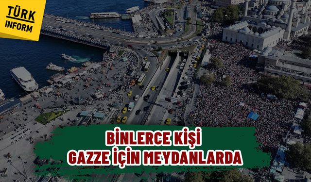 Gazze kararlılık yürüyüşü Türkiye genelinde gerçekleştirildi