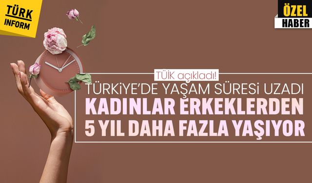 Türkiye’de yaşam süresi uzadı: Kadınlar erkeklerden 5 yıl daha fazla yaşıyor
