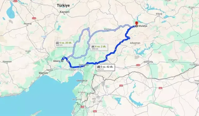 Adana–Malatya arası kaç kilometre? Adana-Malatya arası yol ne kadar benzin yakar?