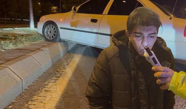 Alkollü sürücü direksiyon başında uyudu, kaza sonrası da uyanmadı