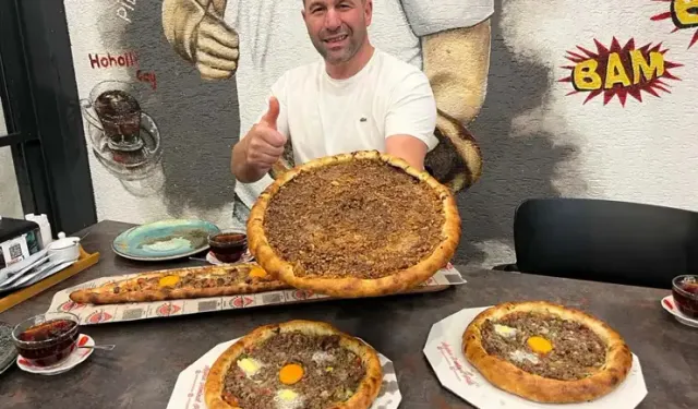 Hamsi ve kuymaktan sonra şimdi de o! Trabzonlu ustanın elmalı pidesi yok satıyor!