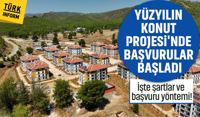 Yüzyılın Konut Projesi'nde başvurular başladı mı? Nasıl ve nereden başvurulur, ödeme planı nasıl?