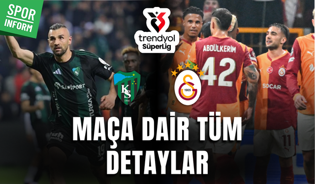 Kocaelispor - Galatasaray muhtemel 11'ler, maçı saat kaçta, ne zaman, hangi kanalda?