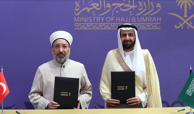 2026 yılı hac protokolü Cidde'de imzalandı