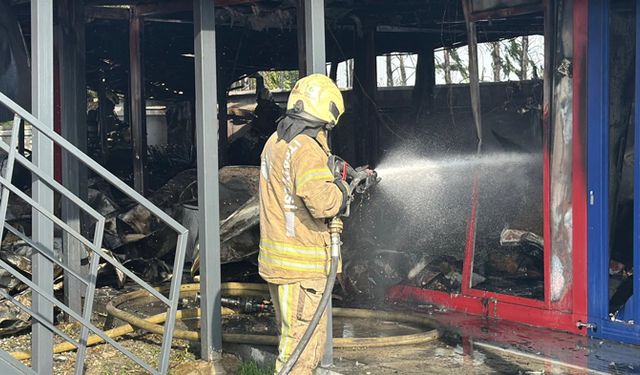 Yıldız Teknik Üniversitesi'nde yangın çıktı!