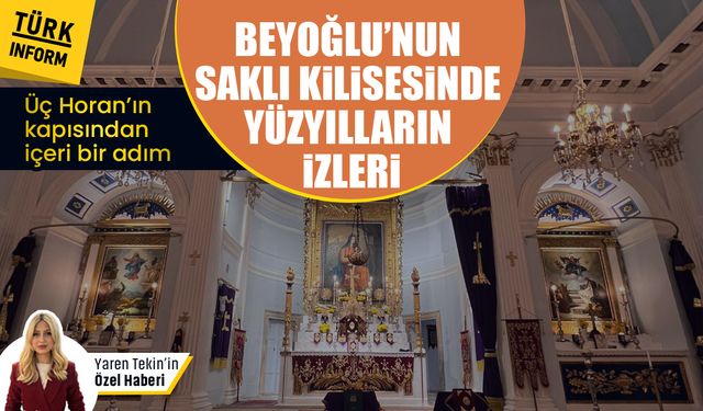 Beyoğlu'nda yer alan Üç Horan Ermeni Kilisesi'ni gelin beraber gezelim! Balık Pazarı’nda saklanan yüzyıllık tarih