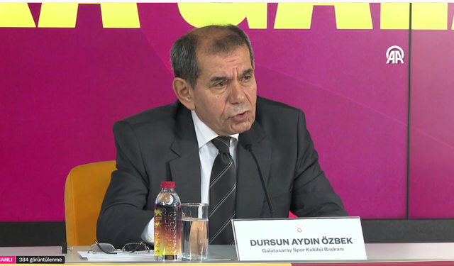 Dursun Özbek'ten sarı-kırmızılı taraftara özür