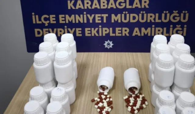 İzmir'de uyuşturucu operasyonu! Evden binlerce hap çıktı: 2 gözaltı