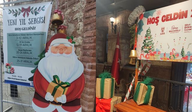 Silivri’de yılbaşı coşkusu! Yeni yıl konseptli ürünler sergilenmeye başladı