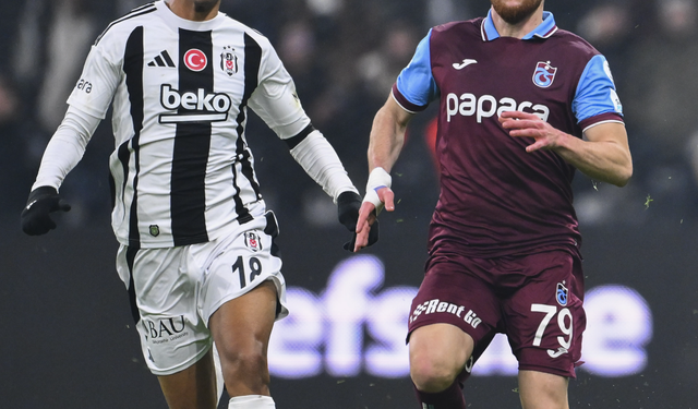 Trabzonspor - Beşiktaş maçının ilk 11'leri belli oldu!