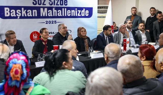 Keçiören’de “Söz Sizde, Başkan Mahallenizde, Çözüm Bizde” buluşmaları sürüyor