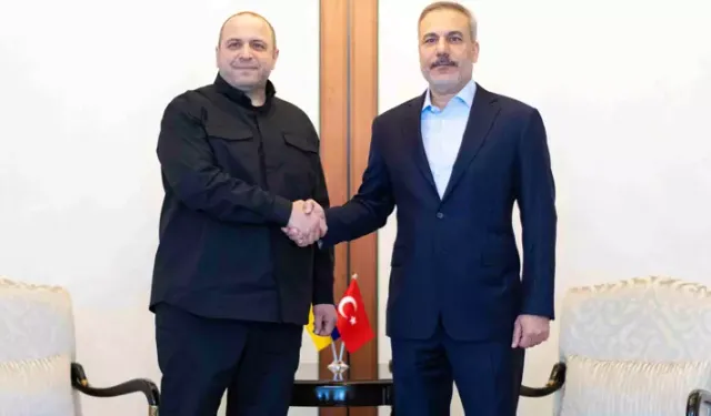 Bakan Fidan Ukraynalı yetkili Umerov ile görüştü