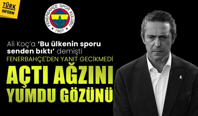 Fenerbahçe’den Galatasaray’a yanıt gecikmedi: “Ali Koç üzerinden yapay polemik üretiliyor”