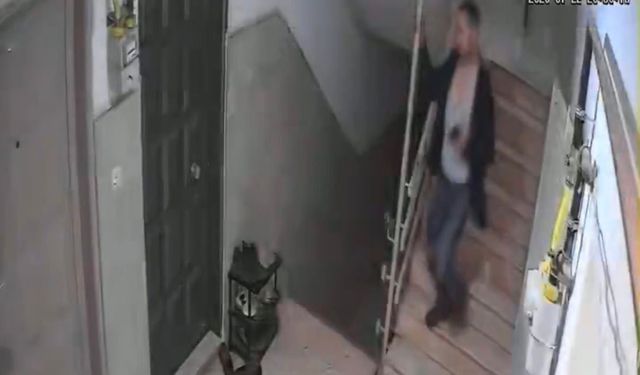 Eski eşine vahşeti yaşatmıştı: Saldırganın olay yerinden kaçış anı kamerada