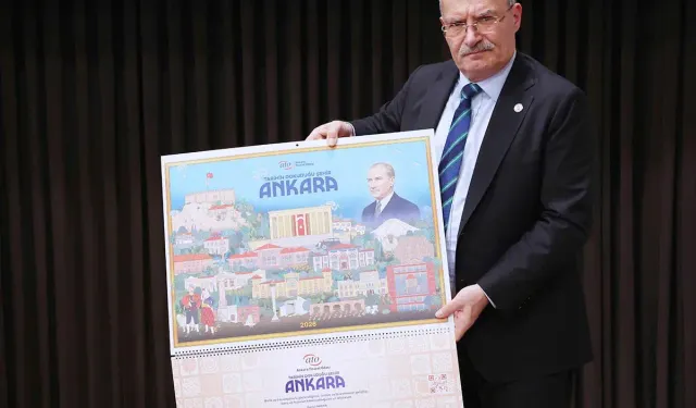 ATO’nun 2026 takvimi Ankara’nın tarihini minyatürlerle anlattı