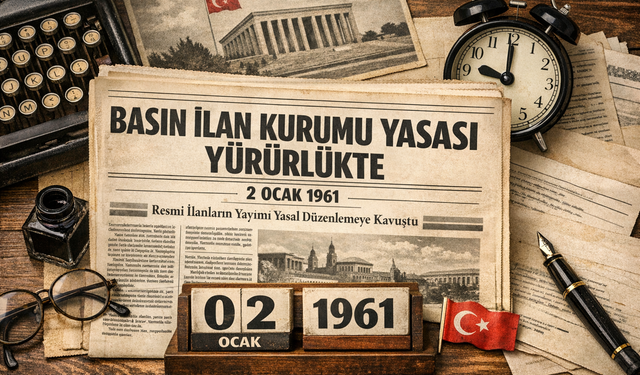 Tarihte Bugün: Basın İlan Kurumu Kuruluş Yasası yayımlandı