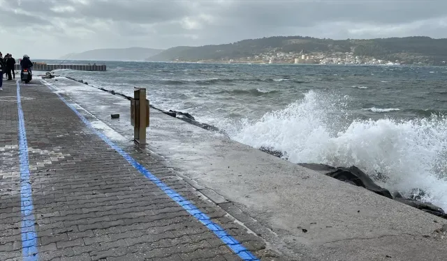 Çanakkale'de fırtına alarmı: Uyarı yapıldı