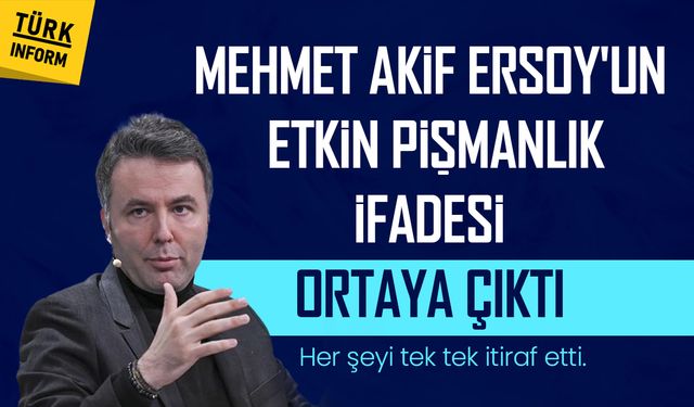 Mehmet Akif Ersoy’un ifadesi ortaya çıktı: “Alkol bile kullanmıyordum! VEYiS ATEŞ EVİME UYUŞTURUCUYLA GELDİ"