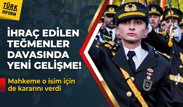İhraç edilen teğmenler davasında yeni gelişme
