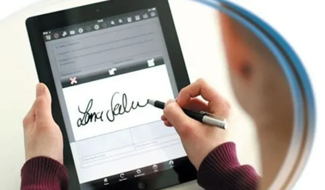 Mobil imza nasıl alınır?