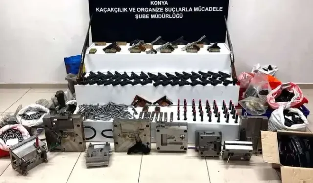 Konya'da silah imalathanesine baskın