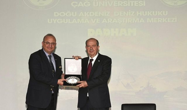 Eski KKTC Cumhurbaşkanı Ersin Tatar Doğu Akdeniz ve Kıbrıs konferansına katıldı