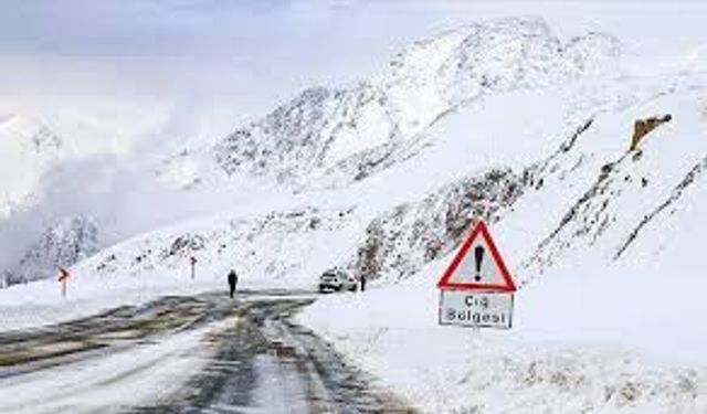 Meteorolojiden Erzurum ve çevresi için çığ uyarısı