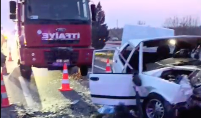 Manisa’da feci kaza: 2 ölü, 5 yaralı