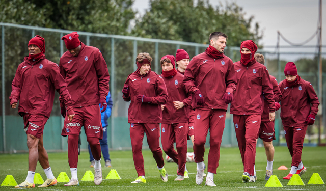 Trabzonspor Galatasaray maçı hazırlıklarını sürdürüyor
