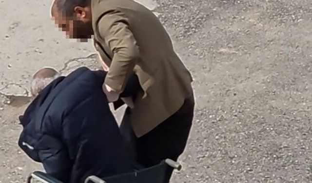 Yaşlı babasına sert çıkan şahıs, yanlış anlaşılınca darp edildi