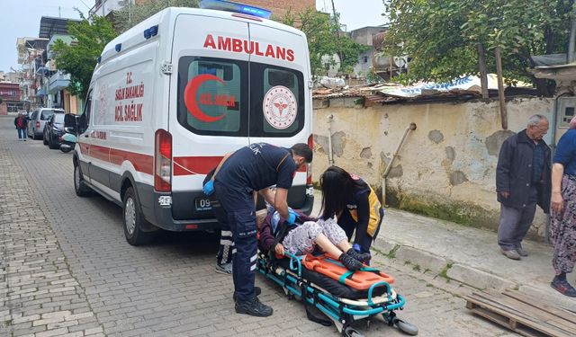 Aydın'da bahçeden düşen yaşlı kadın için el ele verildi