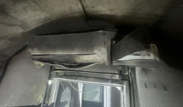 Hatay'da konteyner kentte yangın paniği