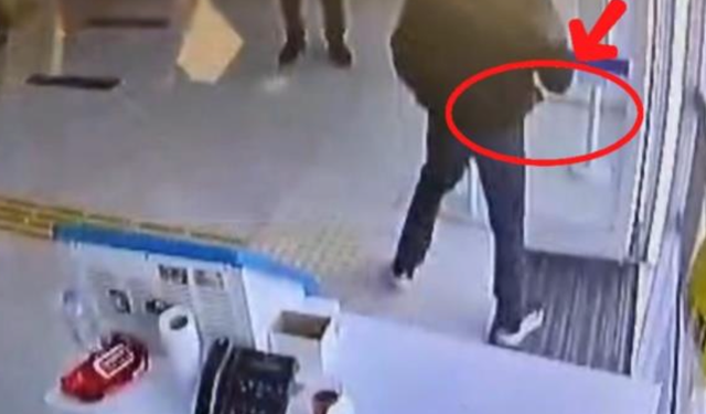 Bankada satırlı gasp girişimi: Maskeli şüpheli kısa sürede yakalandı