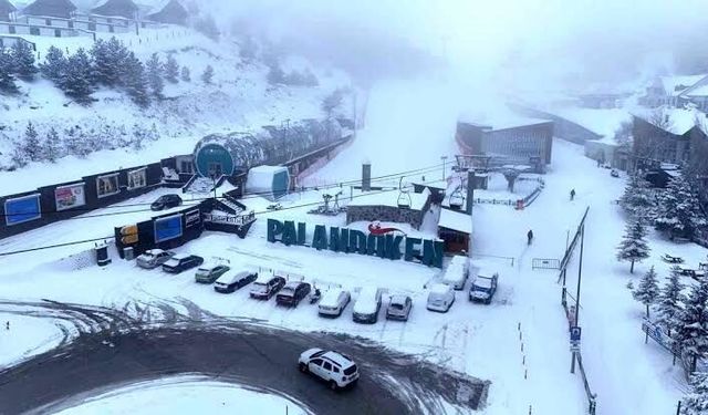 Erzurum'da kar kalınlığı şaşırttı