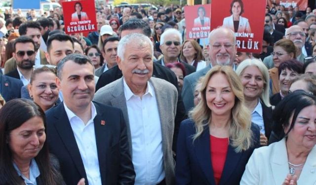 Adana'da Oya Tekin'e destek mitingi
