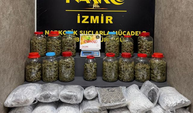 İzmir’de dev uyuşturucu operasyonu