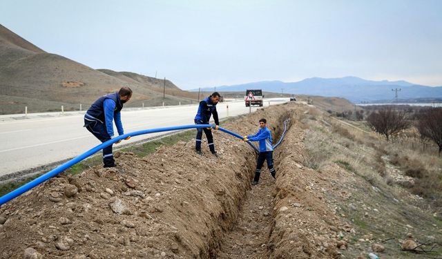 Malatya'da dev içme suyu hattı