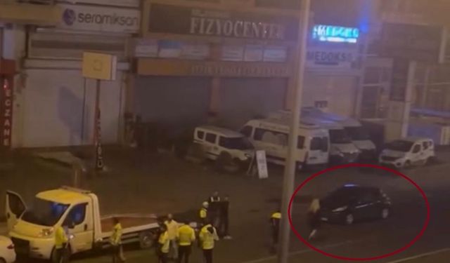 Diyarbakır'da alkollü yakalanan kadın sürücü sinir krizi geçirdi