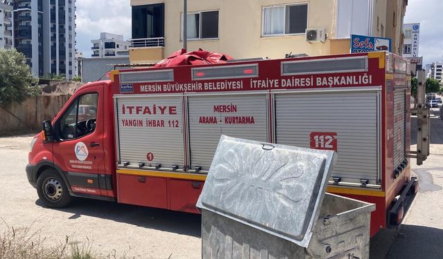 Mersin'de iş yeri yangını korkuttu