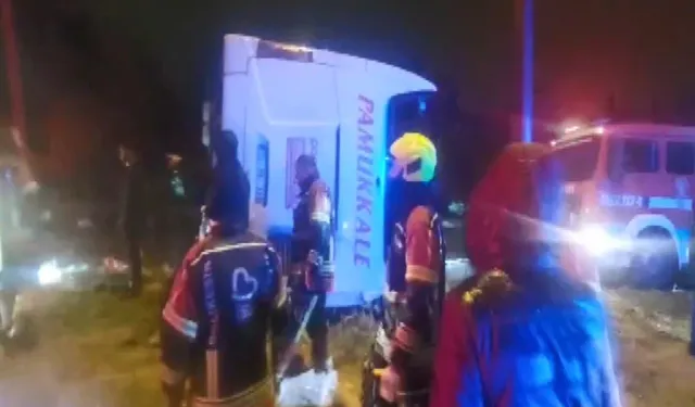 Balıkesir'de facia: Yolcu otobüsü devrildi, 3 ölü 31 yaralı