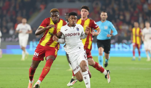 Trabzonspor Göztepe karşısında ikincilik savaşında!