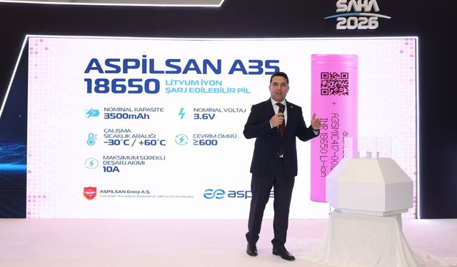 Aspilsan Enerji’den yeni nesil pil hamlesi: A35 tanıtıldı