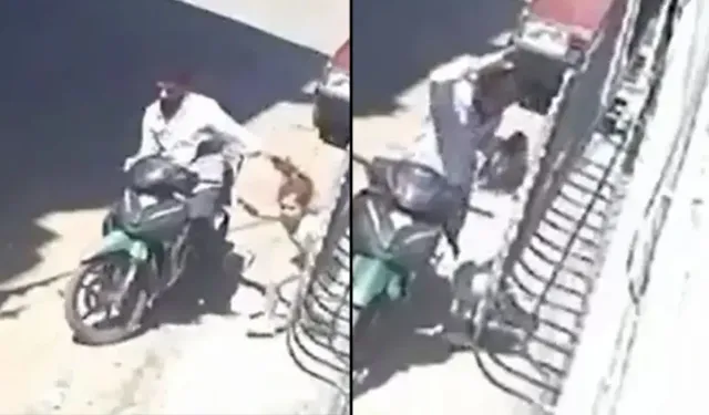 Küçük kızını darbedip motosikletle sürükleyen baba gözaltına alındı