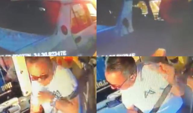 Mersin'de trafik magandalığı: Ehliyetsiz sürücü otobüs camını kırdı