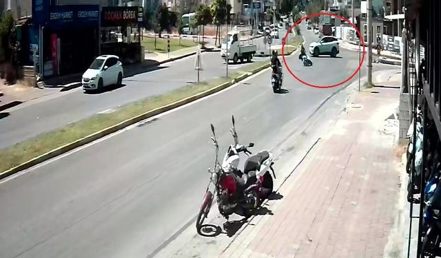 Çocuklarını okuldan almak için yola çıkan anne, motosikletiyle yaptığı kazada hayatını kaybetti