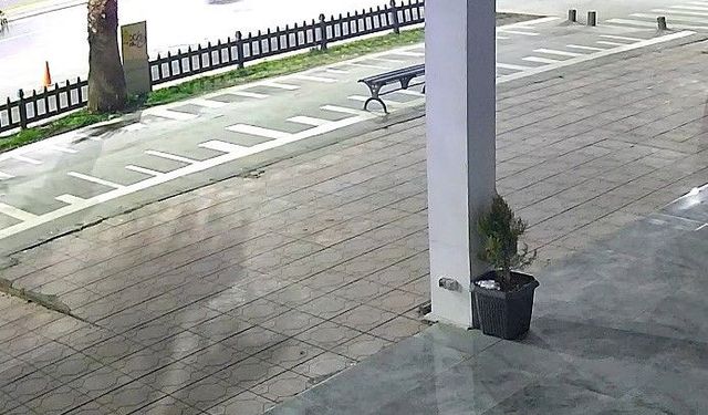 Nişanlı çiftin öldüğü kaza görüntüleri