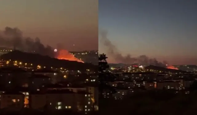 Sincan'da otluk alanda yangın paniği! Çok sayıda ekip sevk edildi