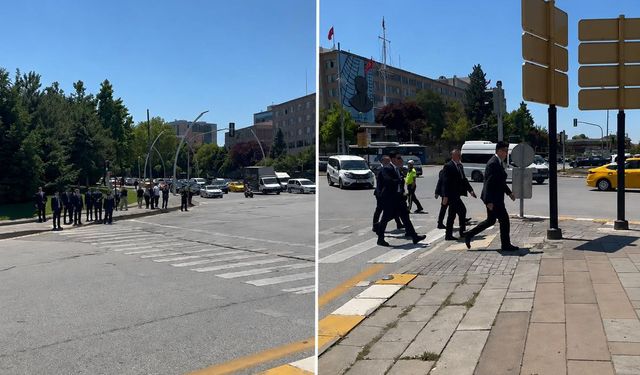 Bakan Çiftçi’den şaşırtan görüntü: Meclis’ten Bakanlığa yürüdü